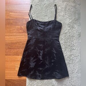 Realisation Par black jacquard mini dress